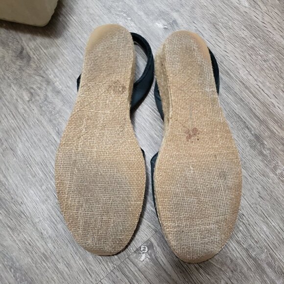 SKA Avarca Sandals Espadrille Sling Back Wedge 39 - Picture 6 of 7